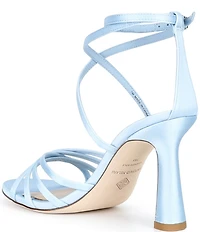 Antonio Melani Simone Dot Satin Strappy Dress Sandals
