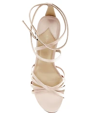 Antonio Melani Simone Dot Satin Strappy Dress Sandals