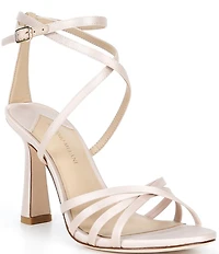 Antonio Melani Simone Dot Satin Strappy Dress Sandals