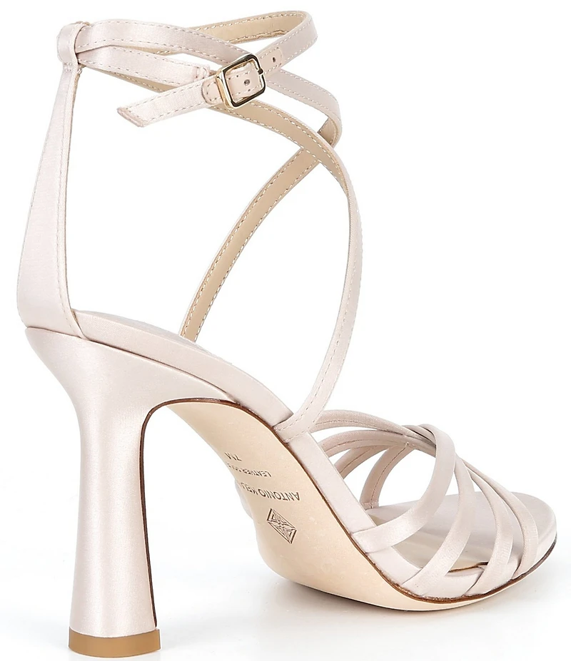 Antonio Melani Simone Dot Satin Strappy Dress Sandals