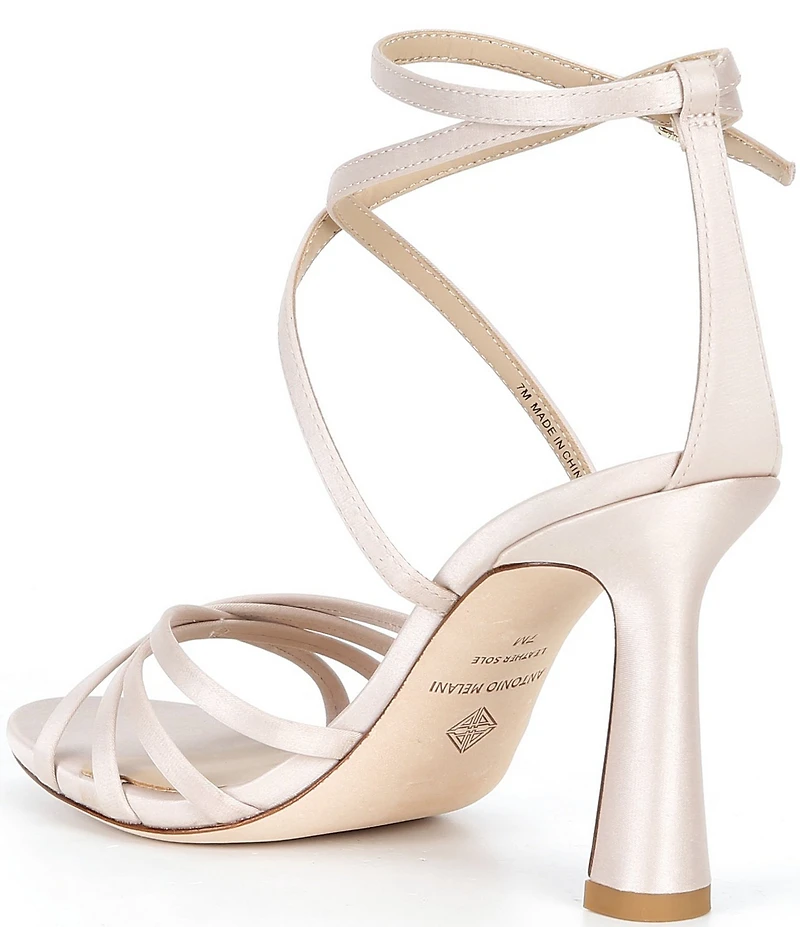 Antonio Melani Simone Dot Satin Strappy Dress Sandals