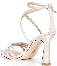 Antonio Melani Simone Dot Satin Strappy Dress Sandals