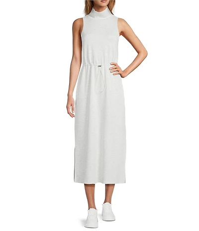 Antonio Melani Sleeveless Mock Neckline Midi Dress