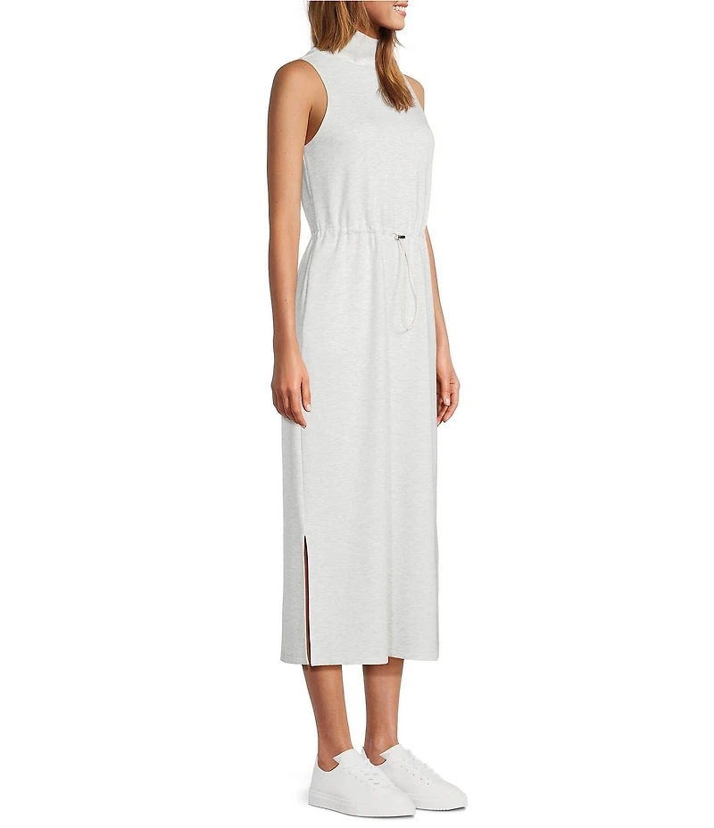 Antonio Melani Sleeveless Mock Neckline Midi Dress