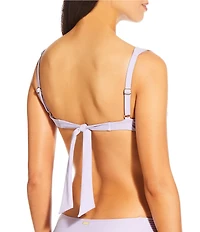 Antonio Melani Solid Tripunto Underwire Bralette Swim Top