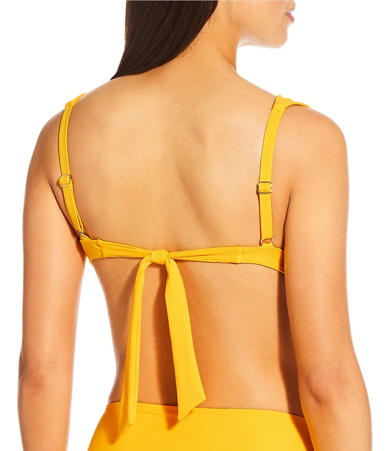 Antonio Melani Solid Underwire Bralette Swim Top