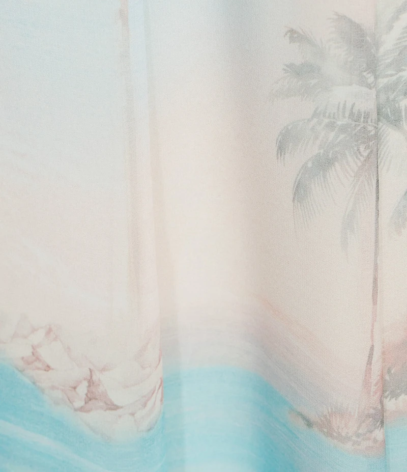 Antonio Melani Sonyya Printed Georgette Long Sleeve Dress