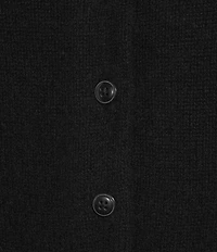 Antonio Melani Stella Short Puff Sleeve Crew Neckline Button Front Cashmere Cardigan