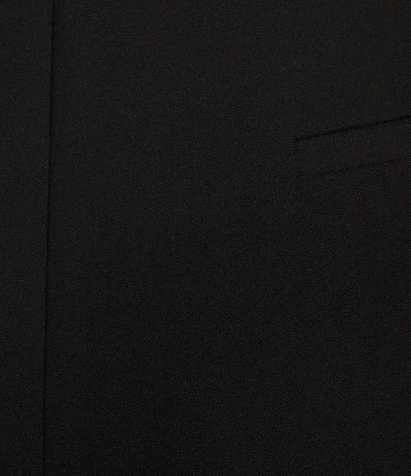 Antonio Melani Coordinating Emery Ponte Twill High Rise Pleated Front Wide Cropped Ankle Trousers