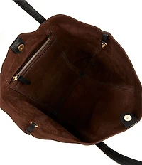 Antonio Melani Suede Wedge Tote Bag