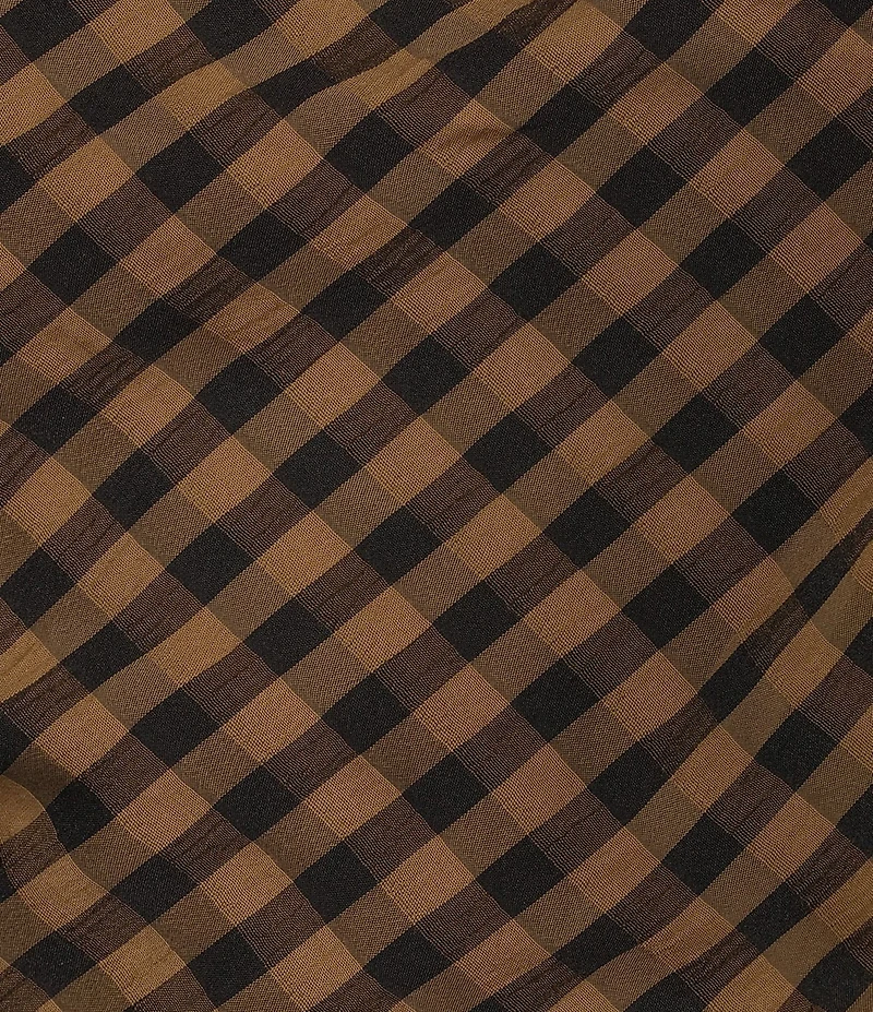 Antonio Melani Sutton Gingham Cowl Neckline Cap Sleeve Blouse