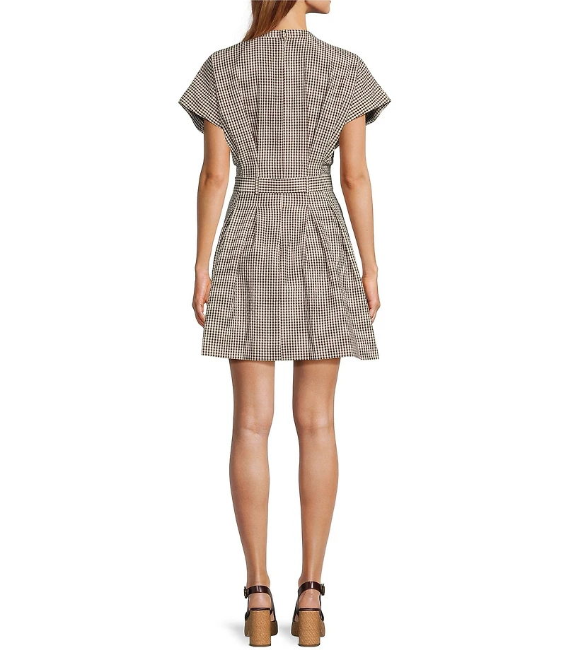 Antonio Melani Sylvia Belted Mock Neck Dress