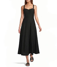 Antonio Melani Tarralee Linen Sweetheart A-Line Dress