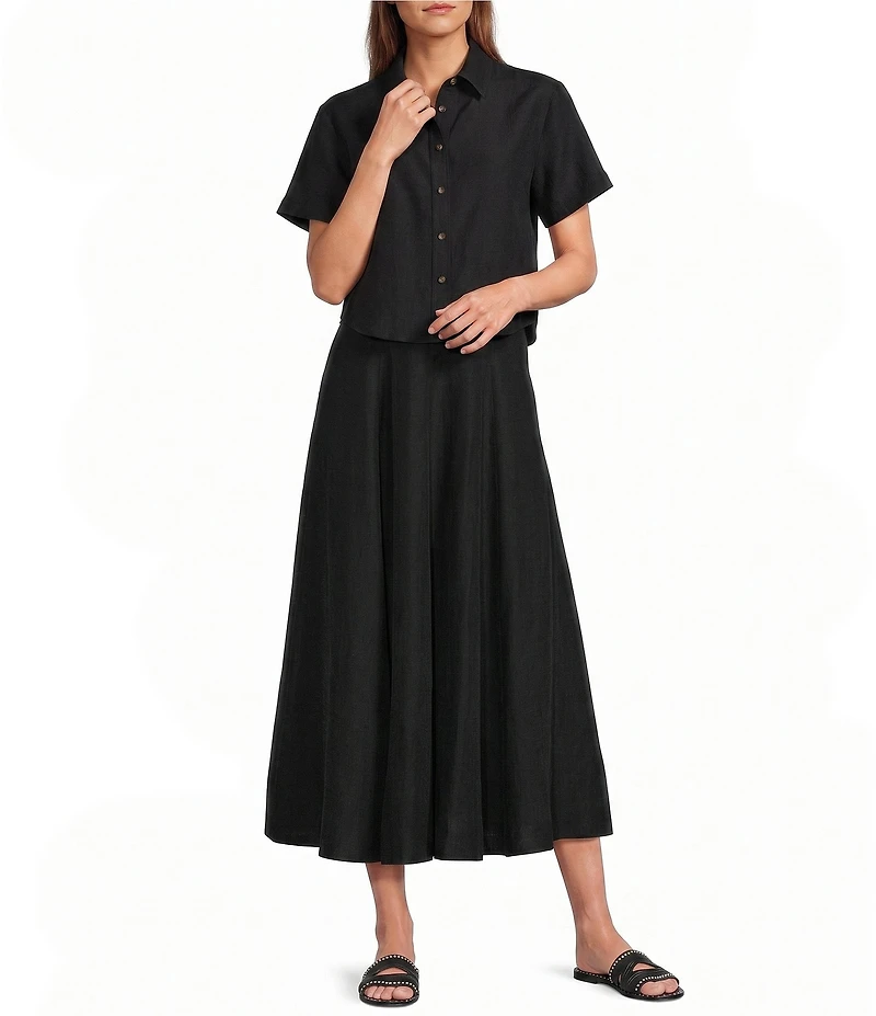 Antonio Melani Tarralee Linen Sweetheart A-Line Dress