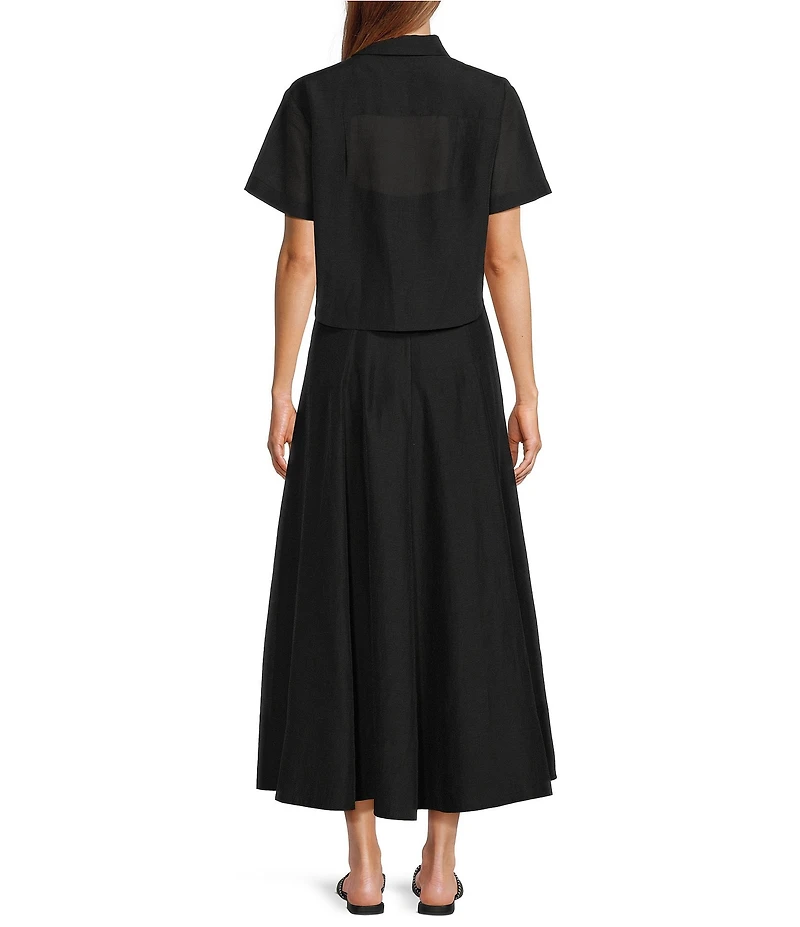 Antonio Melani Tarralee Linen Sweetheart A-Line Dress