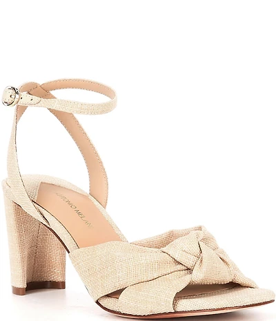 Antonio Melani Tess Linen Knotted Dress Sandals