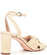 Antonio Melani Tess Linen Knotted Dress Sandals