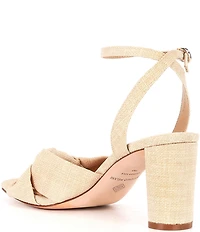Antonio Melani Tess Linen Knotted Dress Sandals