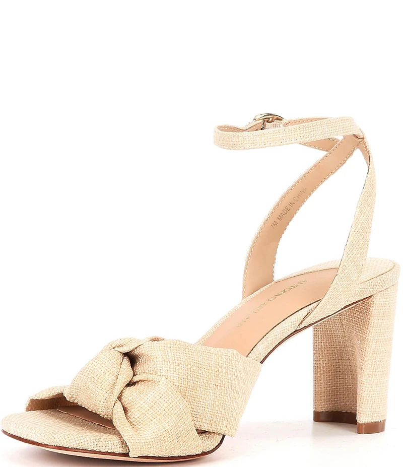 Antonio Melani Tess Linen Knotted Dress Sandals