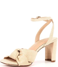 Antonio Melani Tess Linen Knotted Dress Sandals