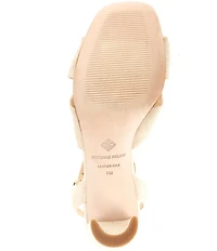 Antonio Melani Tess Linen Knotted Dress Sandals
