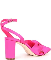 Antonio Melani Tess Satin Knotted Dress Sandals