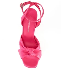 Antonio Melani Tess Satin Knotted Dress Sandals