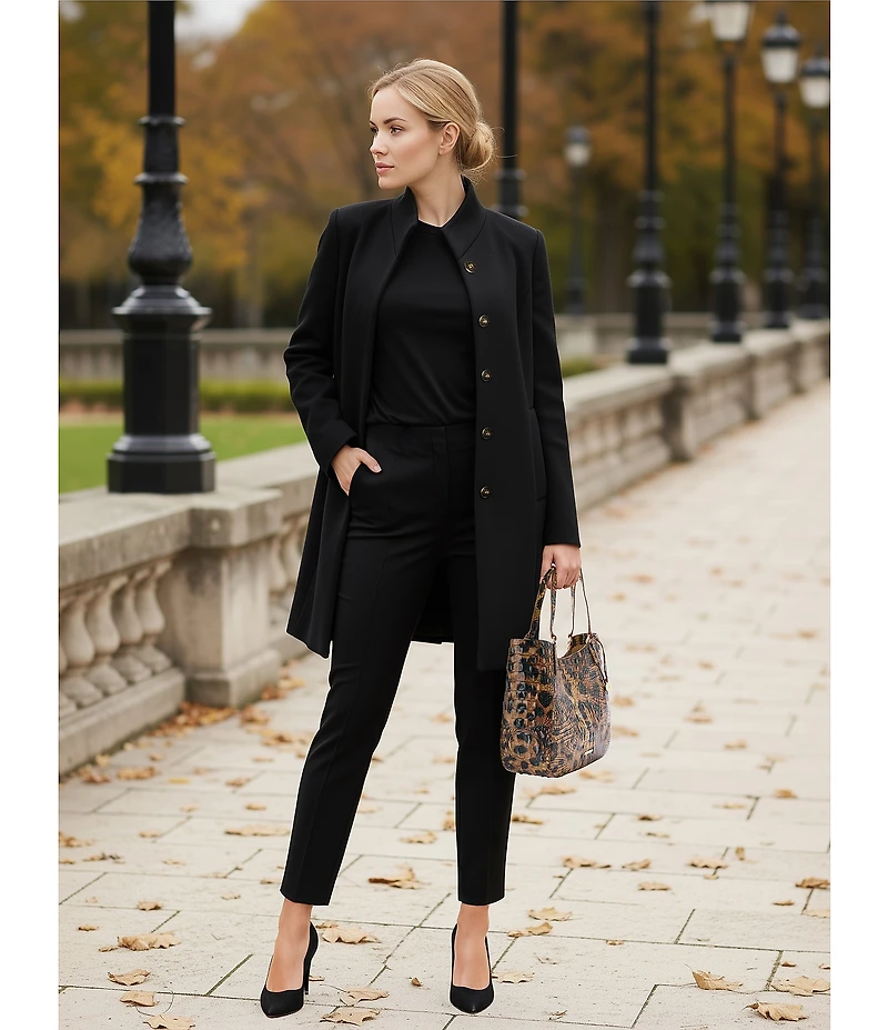 Antonio Melani Theo Loro Piana® Luxe Wool Ankle Pants