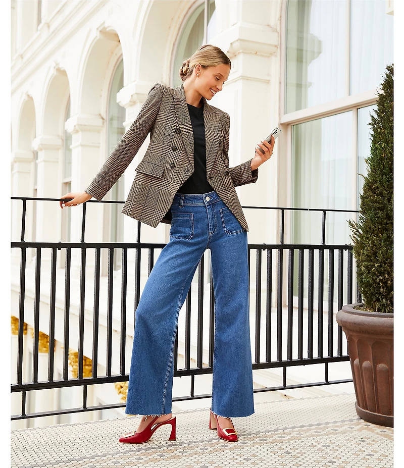 Antonio Melani Tierney Wide Leg Denim Jeans