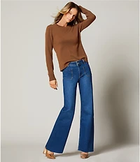 Antonio Melani Tierney Wide Leg Denim Jeans