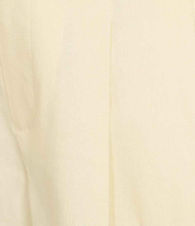 Antonio Melani Tropez Linen High Rise Flat Front Pleated Shorts