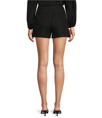 Antonio Melani Tropez Pleated Coordinating Linen Blend Shorts