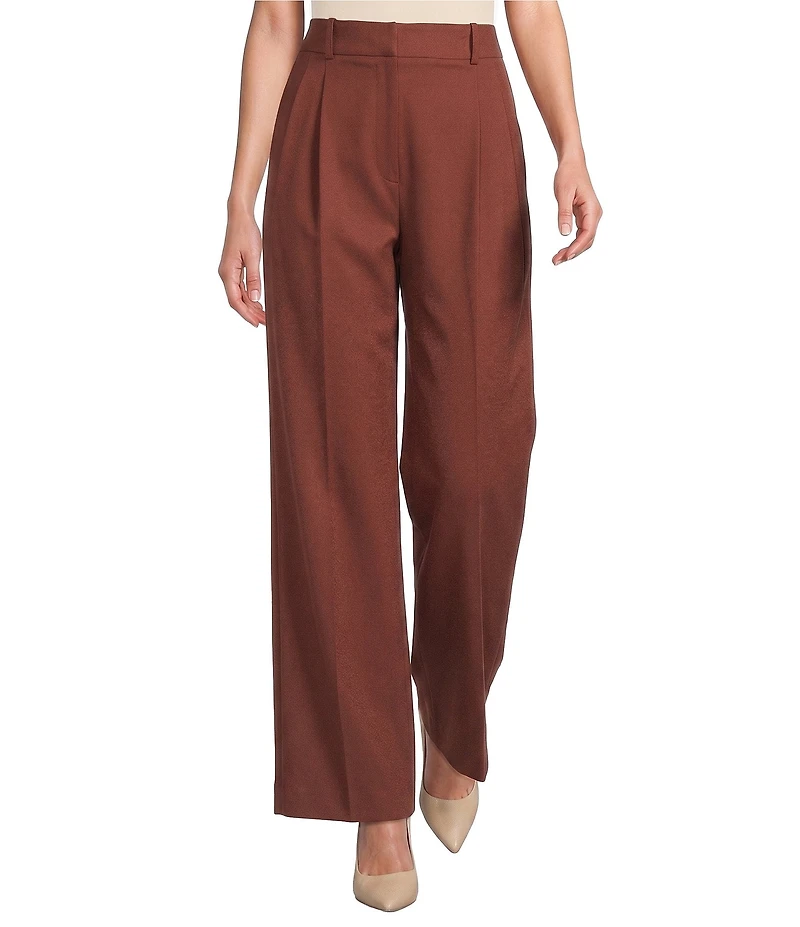 Antonio Melani Twill Vera Stretch Flat Front Pant