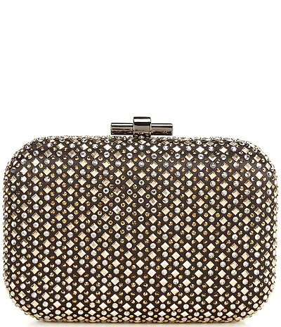 Antonio Melani Two Tone Rhinestoned Minaudiere