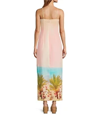 Antonio Melani Tyra Beach Square Neckline Sleeveless Shell Dress