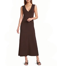 Antonio Melani V-Neck Sleeveless Elevated Sun Dress