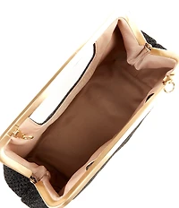 Antonio Melani Violet Knit Clutch