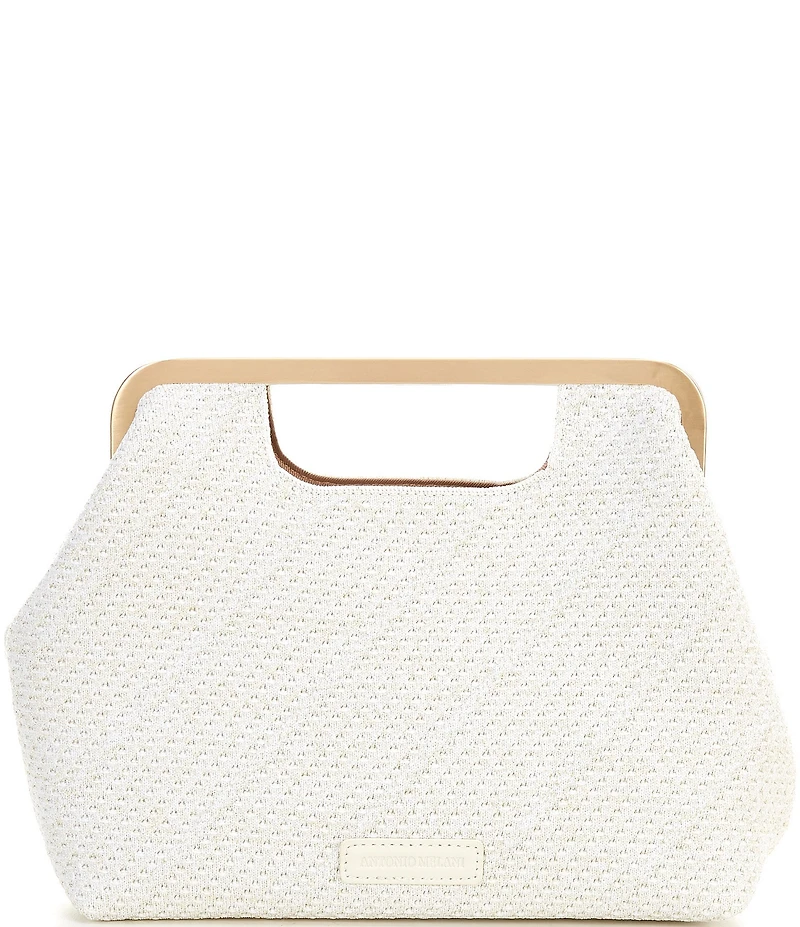 Antonio Melani Violet Knit Clutch