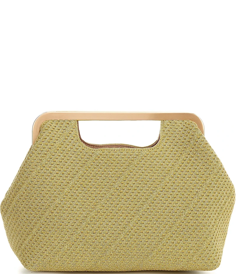Antonio Melani Violet Knit Clutch