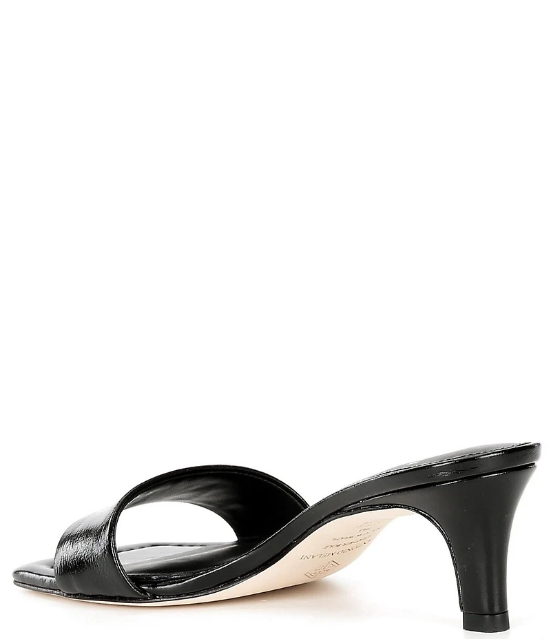 Antonio Melani Vita Patent Leather Dress Slide Sandals