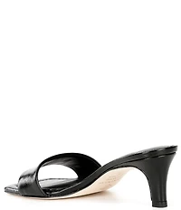 Antonio Melani Vita Patent Leather Dress Slide Sandals