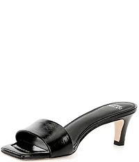 Antonio Melani Vita Patent Leather Dress Slide Sandals