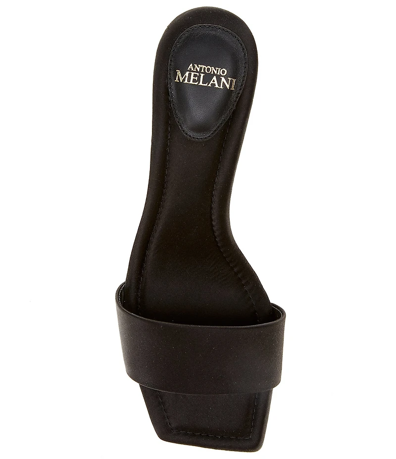Antonio Melani Vita Satin Dress Slide Sandals