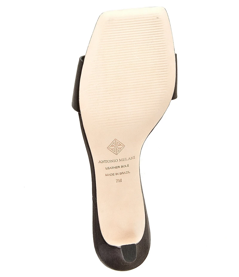 Antonio Melani Vita Satin Dress Slide Sandals