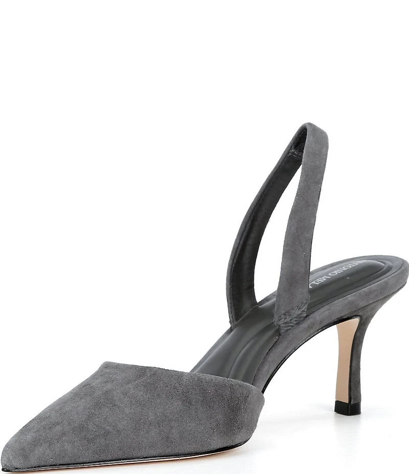 Antonio Melani Whit Suede Slingback Pumps