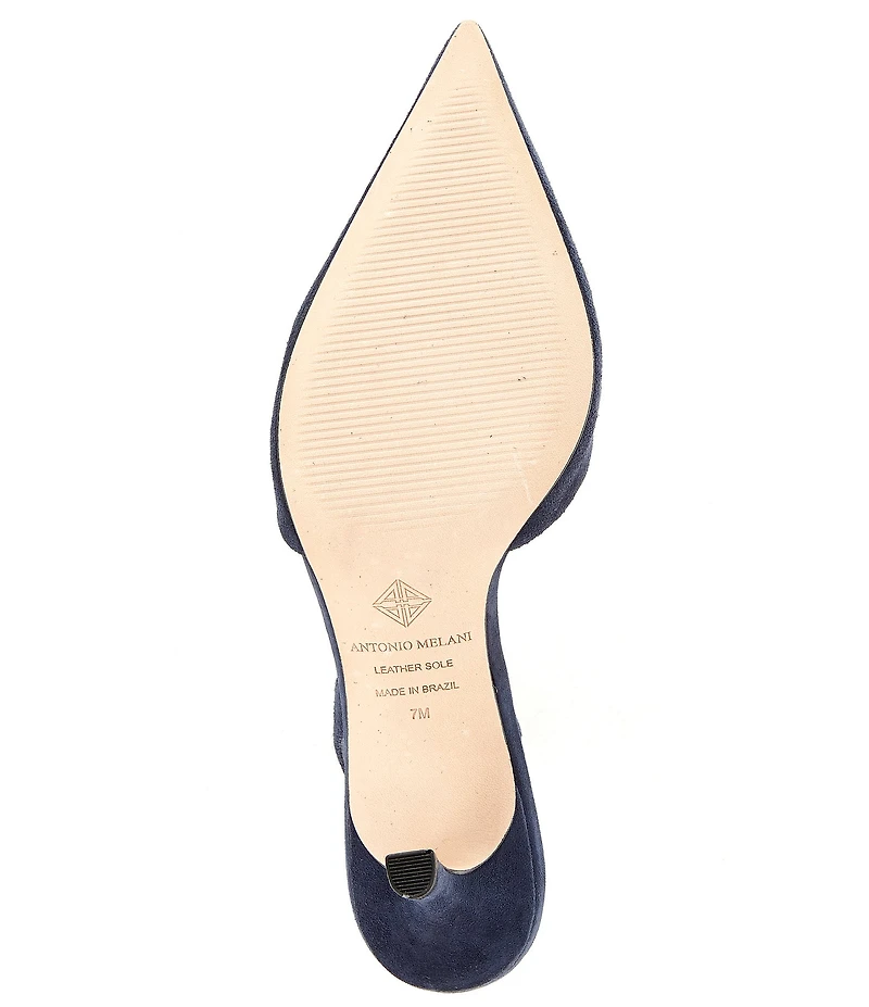 Antonio Melani Whit Suede Slingback Pumps
