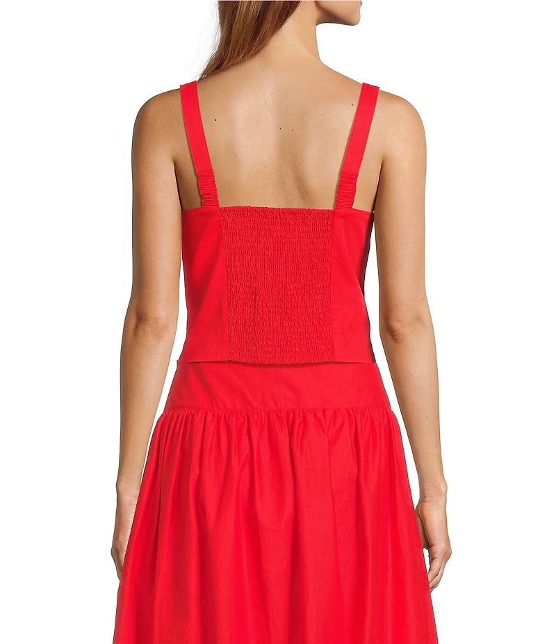 Antonio Melani Whitney Coordinating Sweetheart Neck Sleeveless Blouse
