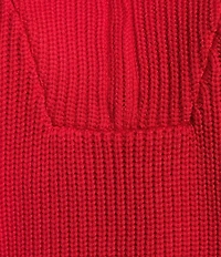 Antonio Melani Wool Blend Half Zip Shawl Collar Long Sleeve Sweater