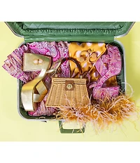 Antonio Melani x Amanda Jones Vaughan Ginger Metallic Leather Platform Block Heel Dress Sandals