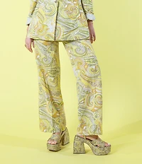 Antonio Melani x Amanda Jones Vaughan Jagger Coordinating Paisley Wide Leg Pants